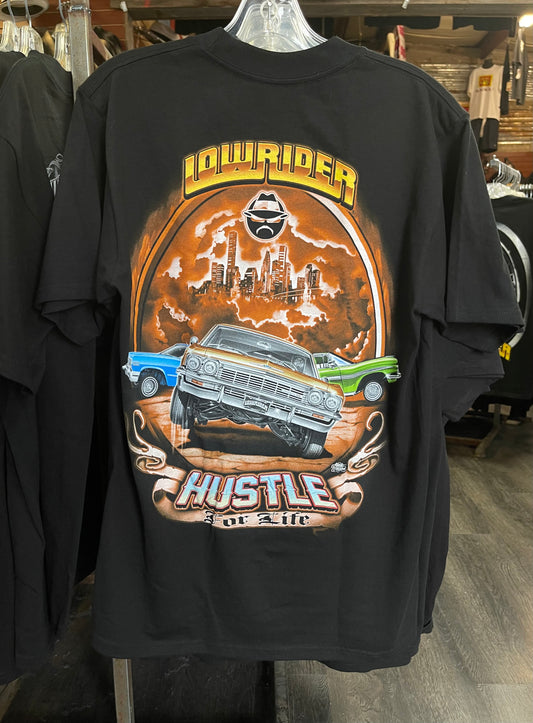 Lowrider Hustle For Life Tee